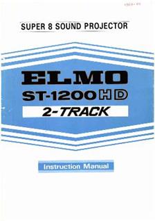 Elmo ST 1200 HD manual. Camera Instructions.